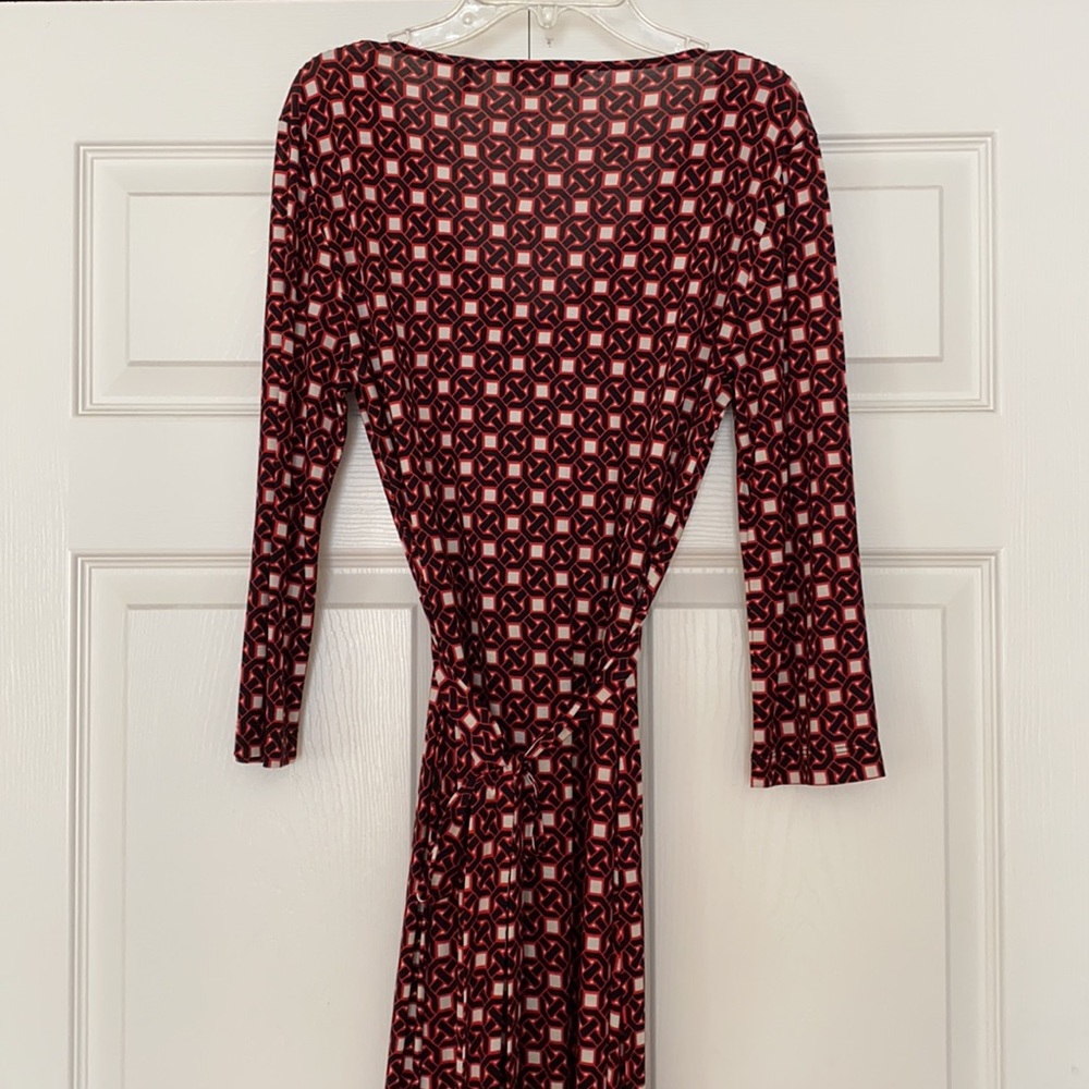 Silk Tommy Bahama long-sleeved dress, Sz S (4-6) - Picture 4 of 6